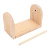 Wooden Yarn Holder Single Rotating Yarn Storage Horizontal Crochet Yarn