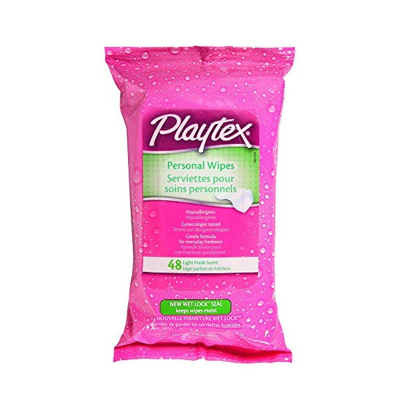 Playtex Personal Wipes 48 wipes, Single Pack