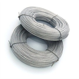 WUBAO(R) Lead Sealing Wire Secure Meter Seals Stainless Steel Wire for Plastic Meters 0.6mm 100m
