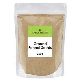 Ground Fennel Seeds 250g by Manor Springs