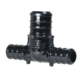 10 Pcs XFITTING Poly Pex B 1/2 X 1/2 X 3/4 Pex B Tee, Poly Alloy