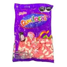 Gomitas de Grensetina Ricolino Dientes Sabor Fresa 1kg