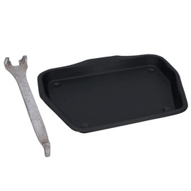 AB Tools 13" Metal Ashpan Ash Pan Tray For 18" Fireplace & Handle Open Fire Carrier Coal