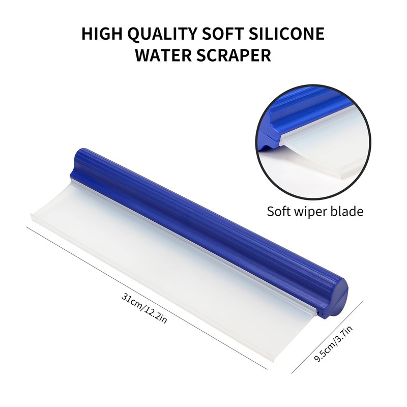 Sayene 2 Pack 12inch car Squeegee,Silicone Squeegee,car Window Squeegee,Flexible T-Bar