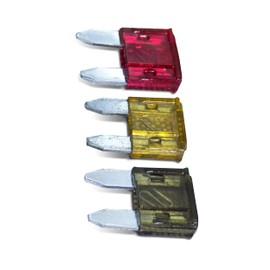 UKCable-Ties Mini Car Fuses Assorted Blade Fuses 10 Each of 5A 7.5A 10A with a Fuse Puller/Clip for Auto Car Boat Automotive Replacement Fuses, motorhome parts accessories in fuse box(Pack of 30)