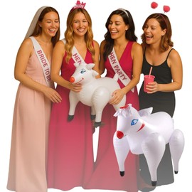 FNA FASHIONS® Oversized Inflatable Sheep Blow Up Toy for Adult Hen Stag Parties|54cm x 43cm|Perfect Stag Night Fun Accessory. (2)