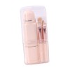 Mikinona Makeup Brush Set Telescopic Design Translucent Powder Brush for Daily Use