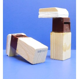 Black Forest Cuckoo Clock Bellows Set of 2 NEW 3 1/8" Height 2 1/2" Tubes Back Opening