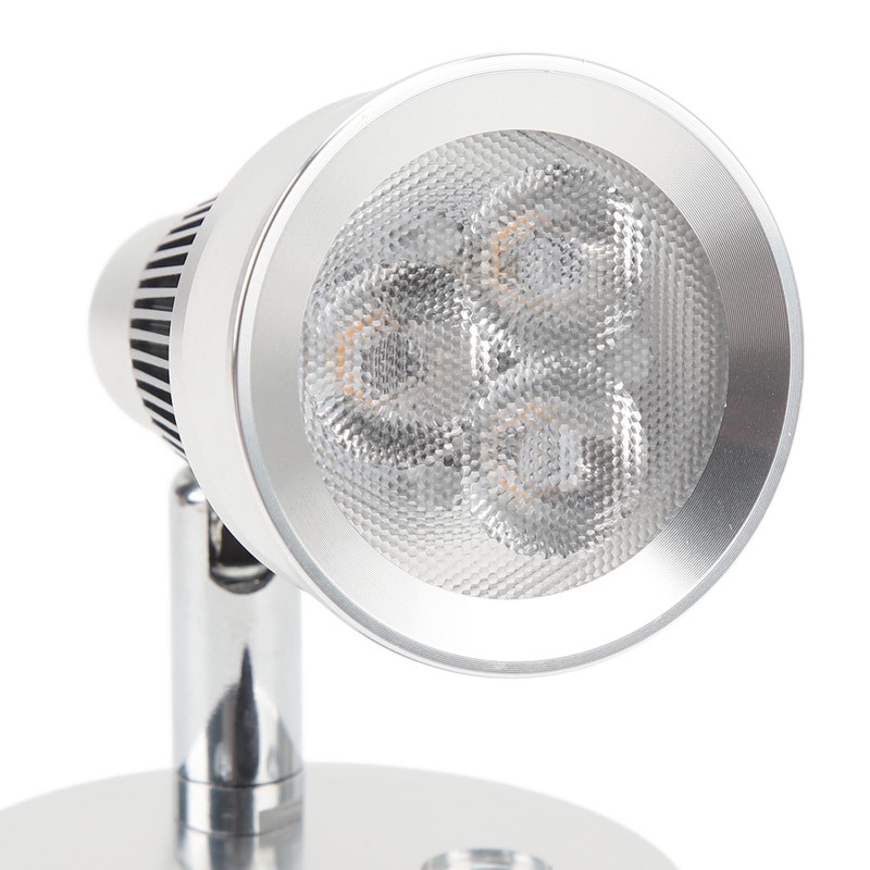 LED RV Bedside Lamp DC12 to 24V Silver 3W 3000K