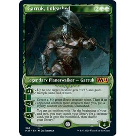 Garruk, Unleashed - Foil - Showcase