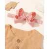 jollybows 3 PCS Hairband Grosgrain Ribbon Headbands for Baby Girls