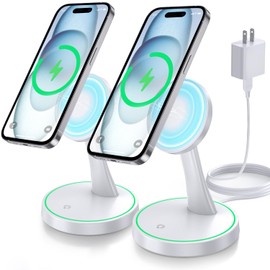 Two Packs Magnetic Wireless Charger Stand