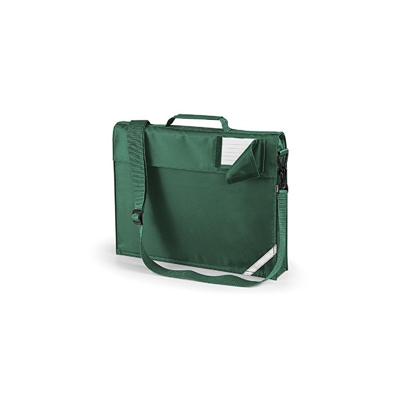 Quadra junior book bag with strap in bottle green