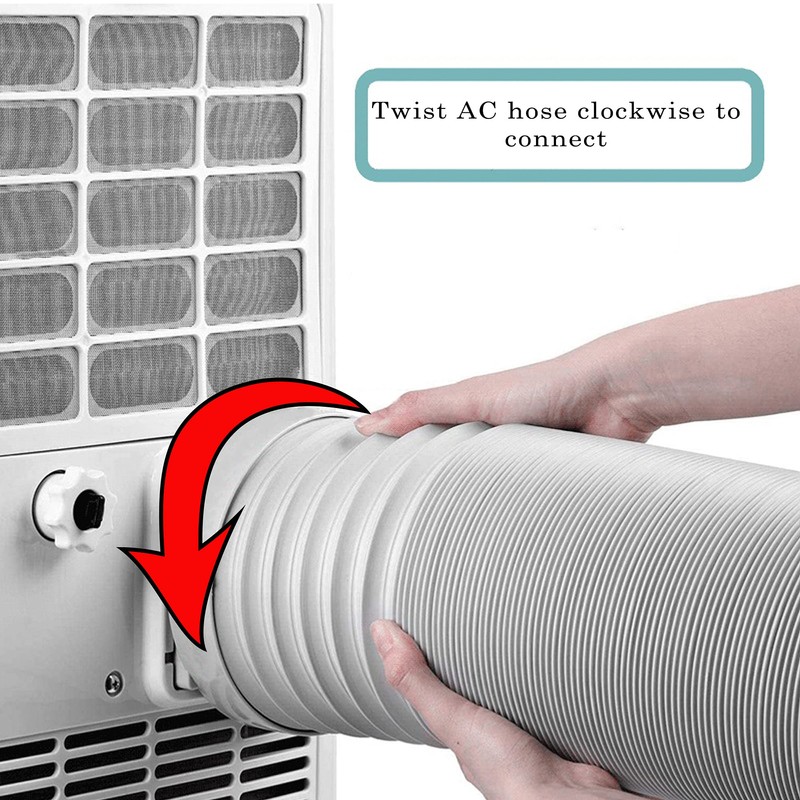 SunDiao Portable Air Conditioner Hose, Portable Exhaust Vent Hose with