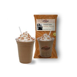 MOCAFE Toffee Coffee Frappe Mix, Premium Colombian Coffee Base with real SKOR toffee bits, Create Crave-Worthy Specialty Drinks, 3 lbs. bag