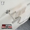 JQK Double Towel Bar, 24 Inch 304 Stainless Steel Thicken