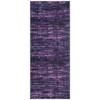 Siiloom 2x5 Purple White Modern Abstract Runner Rug for Hallways,
