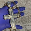 Bling Cartel Mens 18K Gold Plated Huge Big Iced Cross
