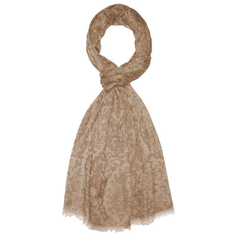Lorenzo Cana Luxury Women's Pashmina Cashmere Scarf 100% Cashmere Jacquard