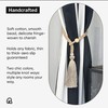 Remunkia Curtain Tieback with Tassel, Adjustable Curtain Ties for Home