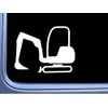 Mini Excavator Sticker OS 146 6" Window Decal