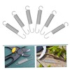Kisangel 10pcs Dual Hook Spring Replacement for Pruning Shears Stainless