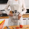 [1+1] Hand towel waterproof apron cooking kitchen restaurant cafe long