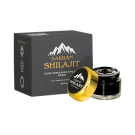 Shilajit for Men and Women - Gold Grade 60 Servings of Sun Dried Organic & Pure Himalayan Shilajit Resin with Fulvic Acid & 85+ Trace Minerals Complex for Energy, Strength & Immune Support, 15 Grams