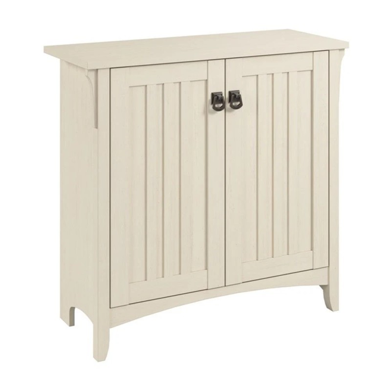 Bush Salinas Small Storage Cabinet with Doors and Shelves in