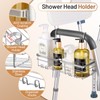 DELLAN Hanging Shower Caddy, Shower Rack with Hooks for Shower