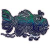 Jerry Garcia's Fish - Window Sticker/Decal (5.5" X 3.5")