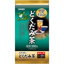 Orihiro Dokudami Tea, 0.1 oz (3 g) x 48 Bags Decaffeinated
