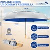 ZOMAKE Umbrella Compact UV Protection, Parasol Portable Automatic for Men