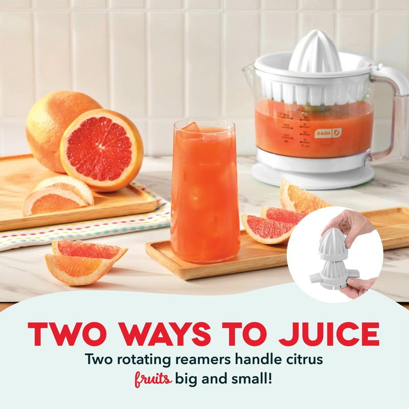 Dash Citrus Juicer Extractor: Compact Juicer for Healthy Juice, Oranges,