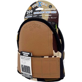 TROXELL USA Super-Soft Large Leatherhead Camouflage Knee Pads - Comfortable, Adjustable, Washable Kneepads