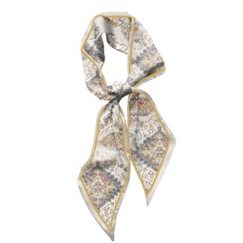 BHAHB Hair Head Scarf Silk Feeling Long Satin Neck Satin Scarves for Handbag Cute Aesthetic Decoration Women Girls 59 * 6.7”-Multicolour