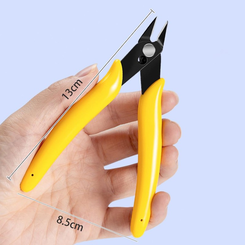 XOXVURI 1 x Side Cutters, Small, Mini Cable Cutter, Electronic