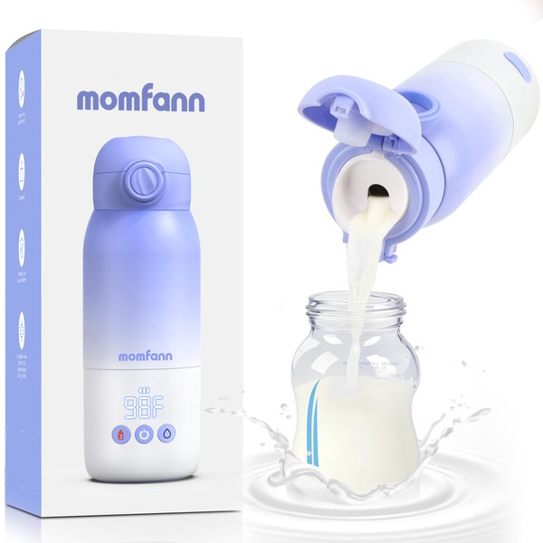 MOMFANN Portable Bottle Warmer for Travel, Dual Heating Modes for
