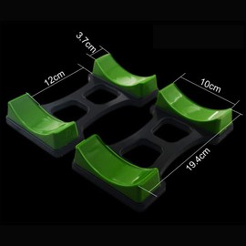 Asamio 1 Pair of Dumbbell Rack Small Dumbbells Placement Stand Dumbbell Holder Floor Protection Fitness Training Device Holder