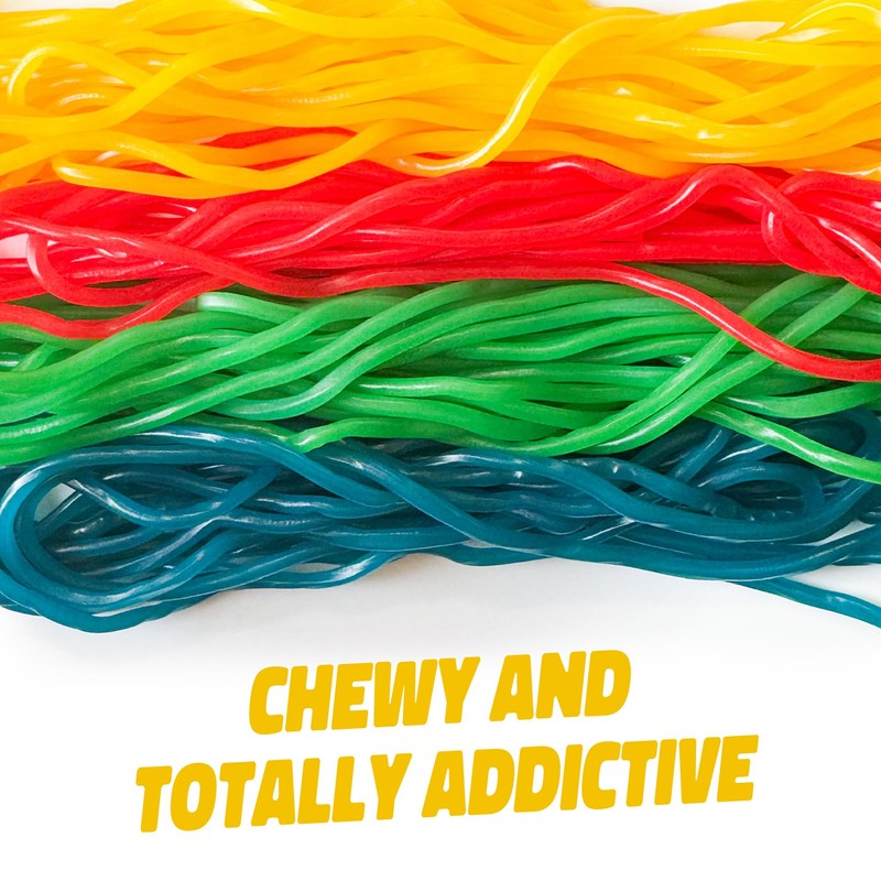 Gustaf's Rainbow Laces, 2lb Bulk Bags (Pack of 3), Fun