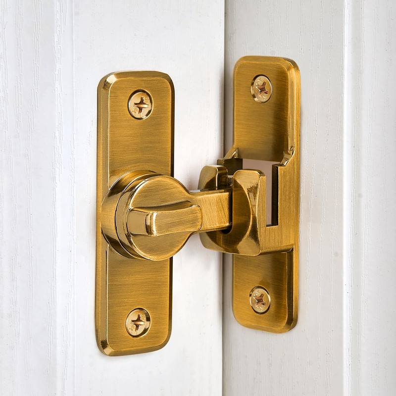INIRET 2 Packs Enhanced Security Flip Latch Lock - Heavy-Duty