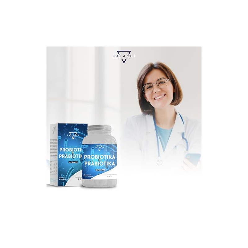 Probiotics and prebiotics - 240 capsules | Probiotic capsules |