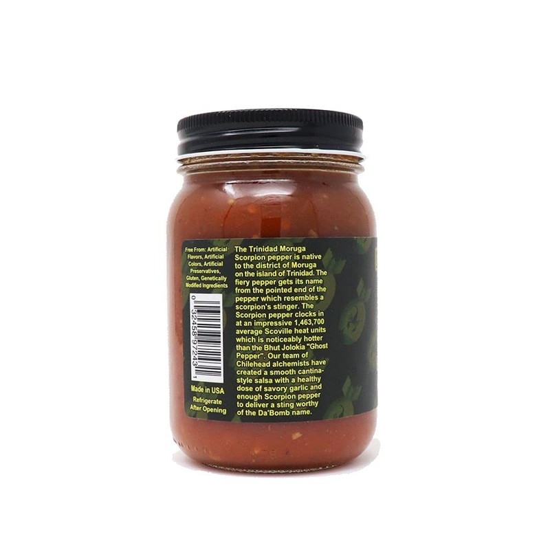Da'Bomb - Scorpion Garlic Pepper Salsa - 15.5 oz Bottles