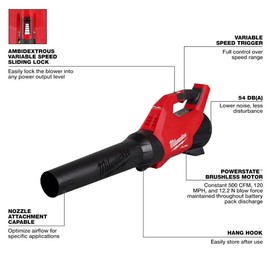 Milwaukee Electric - M18 FUELTRADE Blower