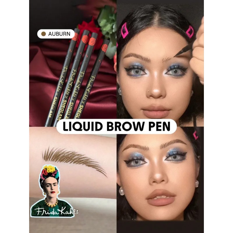 Lápiz Líquido Para Cejas Frida Kahlo X Sheglam - Auburn