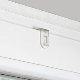 Window Hooks for Hanging, Pack of 12 in Transparent, Decorative Hooks for 12 to 17 mm Wing Thickness, Door Hooks, Window Clip for Fairy Lights, Transparent Decorative Hangers, Clear Hangers, Window