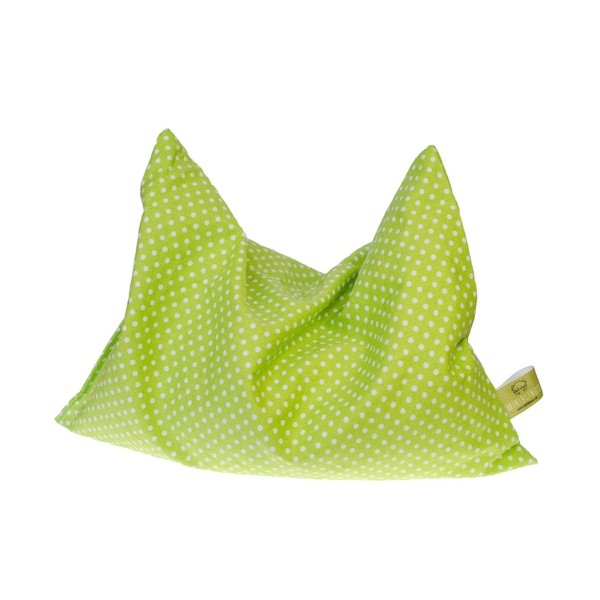 Miniblings Herbal Pillow Cold 23 x 12 cm Green Polka