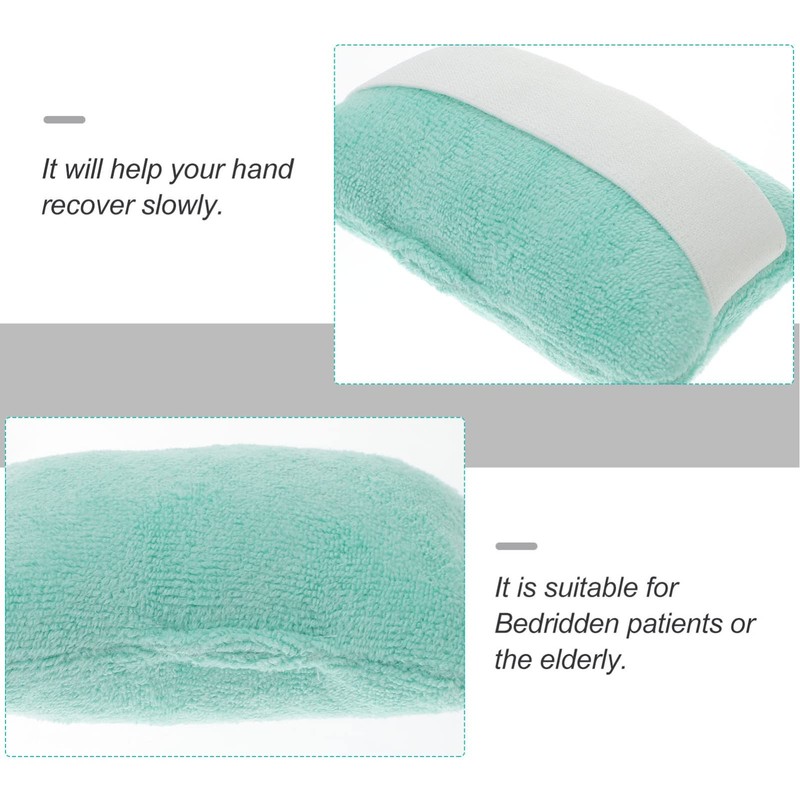 EXCEART Palm Grip Hand Contracture Cushion with Elastic Band Anti-Microbial