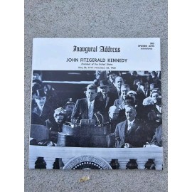 John F. Kennedy Inaugural Address 7" Vinyl Record LP January 20, 1961 NEW