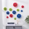 AMERRY Ceramic Wall Flower Decor Artificial 3D Flower Wall Art，Handmade